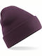 Ανδρικός Beanie Σκούφος Plum
