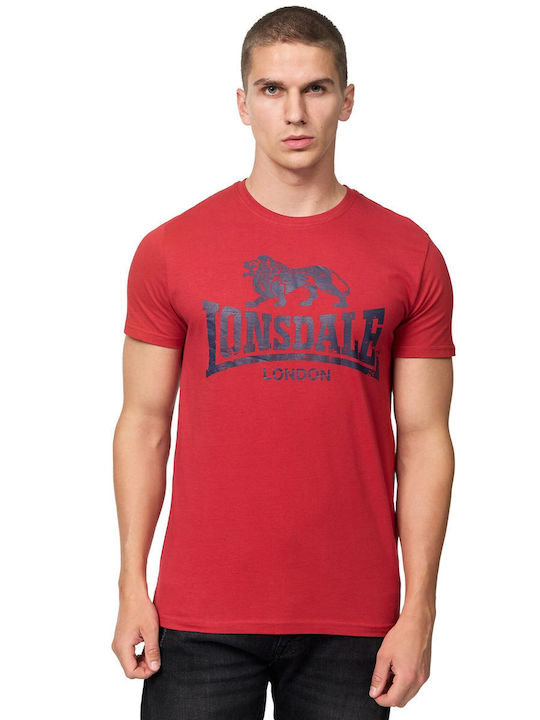 Lonsdale Silverhill Tricou Roșu