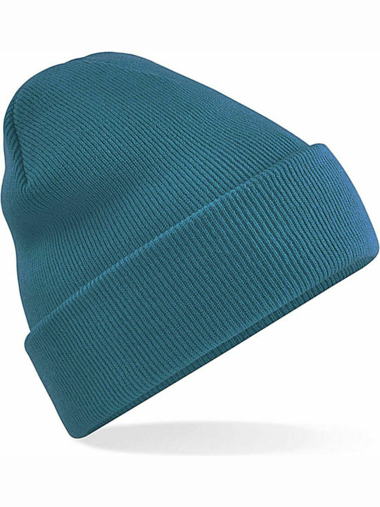 Beechfield Knitted Beanie Cap Teal