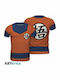 Abysse Son Goku T-shirt Naruto Κόκκινο