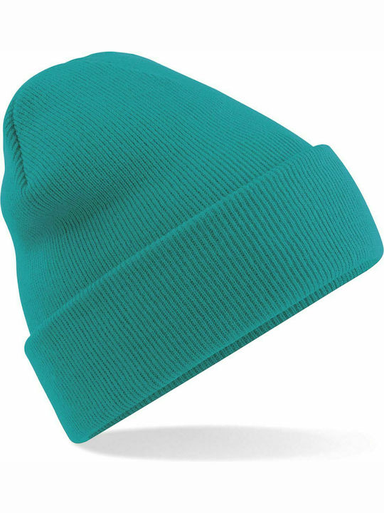 Beechfield Beanie Männer Beanie Gestrickt Emerald