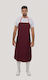 Axon Taftas Chef Full Body Apron Burgundy