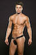 Envy Hercules Thong Black