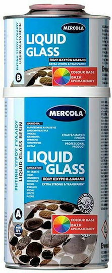 Mercola Liquid Glass Colour Base Ρητίνη Δύο Συστατικών 1kg