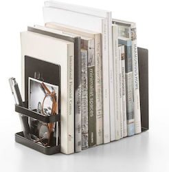 Metal Bookend Tower in Black Color 15.7x12.8x16.5cm.