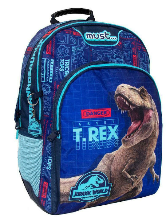 Must Jurassic T.Rex Schulranzen Rucksack Grundschule, Grundschule in Blau Farbe