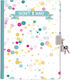 I-Total Bubble Notebook 96 Sheets A5 with Blank Pages and Padlock White