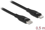 DeLock USB-C to Lightning Cable Black 0.5m (86636)