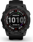 Garmin Fenix 7X Sapphire Solar Titan 51mm Rezis...