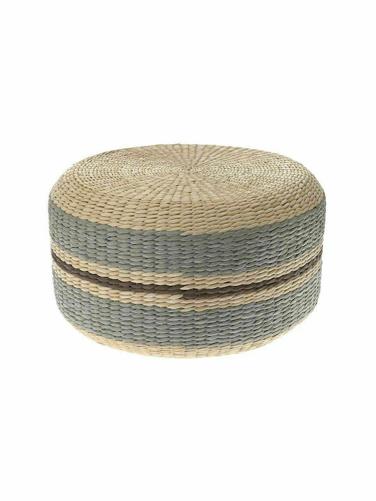 Stool Outdoor Rattan Cream Grey 1pcs 50x50x27cm