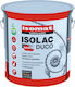 Isomat Βερνικόχρωμα Διαλύτου Isolac Duco 2.5lt Μαύρο Γυαλιστερό