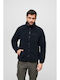 Herren Fleecejacke Marineblau