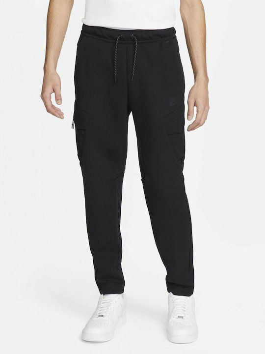 Nike Sportswear Tech Παντελόνι Φόρμας Fleece Μαύρο