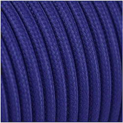 Evivak Fabric Cable 2x0.75mm² Blue 701049