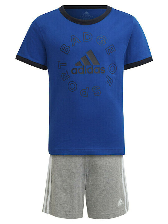 adidas Παιδικό Σετ με Σορτς Μπλε 2τμχ