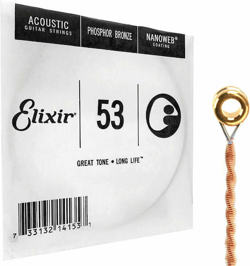 Elixir Nanoweb Corzi Pentru Chitară Acustică Fosfor Bronz 42