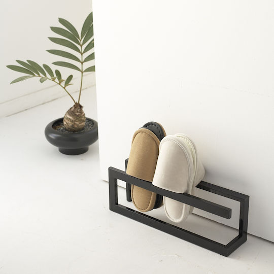 Yamazaki Plastic Shoe Storage Stand in Black Colour 42x10.5x14cm