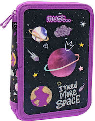 Must Team Pencil Case Full 1pcs with 2 Compartm...