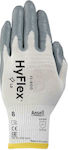 HyFlex Gloves for Work Gray Nitrile