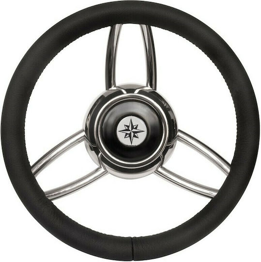 Savoretti Armando Τιμόνι Σκάφους Carbon Inox 350mm