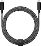 Native Union Cosmos Braided USB 2.0 Cable USB-C male - USB-C male 100W Gray 2.4m (11614021)