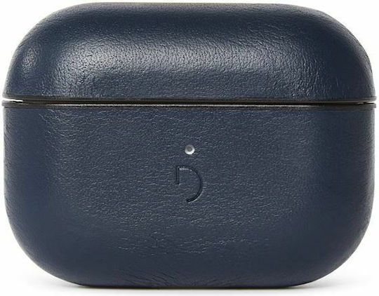 Decoded Aircase Θήκη Δερμάτινη σε Navy Μπλε χρώμα για Apple AirPods 3