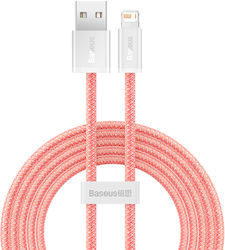 Baseus Dynamic Împletit USB-A la Cablu Lightning Portocaliu 1m (CALD000407)