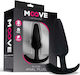 IntoYou Moove Into You Silicone Анална тапа Small Черна