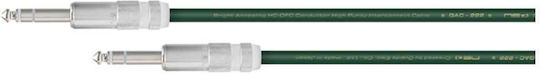 Oyaide QAC-222 TRS Cable 6.3mm male - 6.3mm male 1m