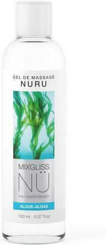 Mixgliss Nuru Nu Water Based Gel de Masaj cu Parfum Alge 150ml