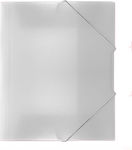 Exas Paper Κουτί Αρχειοθετήσης με Λάστιχο Λευκό Opal Διάφανο 33x3x25cm