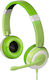 HAMA Dispersion Auf dem Ohr Multimedia-Headsets mit Mikrofon und Verbindung 3,5 mm Klinke in Grün Farbe