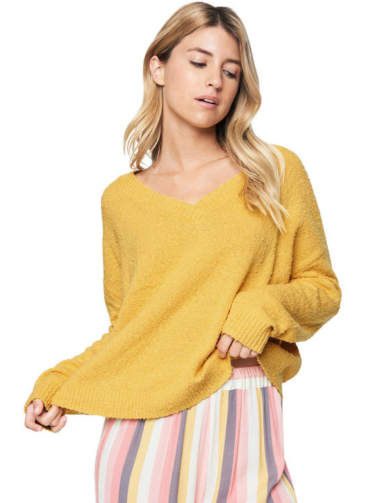 HURLEY 'WEAR IT BOTH WAYS' WOMEN'S KNITWEAR 3HSL0241-YEL (YEL/MISTED YELOW)