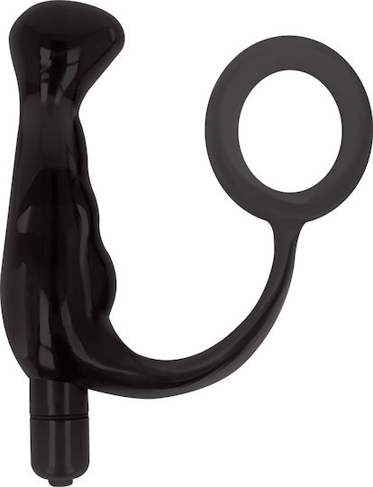 Addicted Toys Addicted Toys Prostatic Vibrator Black Πρωκτική Σφήνα με Δόνηση Black 10cm