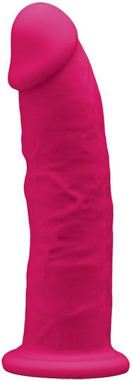 SilexD Dual Density Model 2 Glass Dildo With Suction Cup Pink 15cm