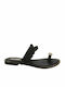 Flache Sandalen für Damen in Schwarz Farbe