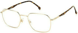 Carrera Metal Eyeglass Frame Gold 282 J5G