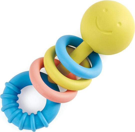 Hape Teething Rattle made of Silicone for 0 m+