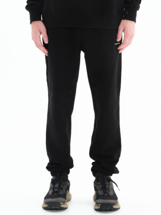 Emerson Sweatpants with Elastic Black