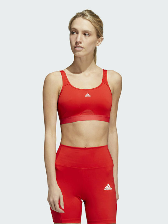 adidas Tlrd Move High Support Γυναικείο Αθλητικό Μπουστάκι Κόκκινο