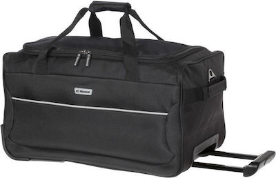 Diplomat ZC Sack Voyage Schwarz mit Rädern L55xB30xH31cm.