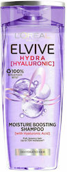 L'Oreal Elvive Hydra Hyaluronic Σαμπουάν Ενυδάτωσης για Όλους τους Τύπους Μαλλιών 400ml