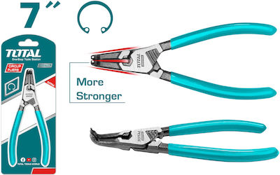 Total Sicherungsringzange Gebogen Länge 180mm