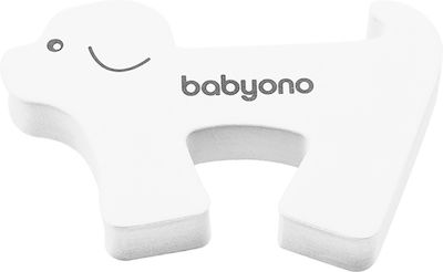 Babyono Dog Protector de Deget de la Ușă din Plastic în Culoare Alb 1buc