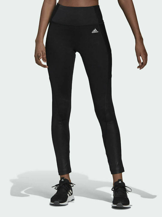 Adidas x Zoe Saldana Training Γυναικείο Μακρύ Κολάν Ψηλόμεσο Μαύρο