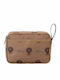 Toiletry Bag Lion in Beige color 25cm