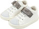 Babywalker White-Grey Baptism Sneakers