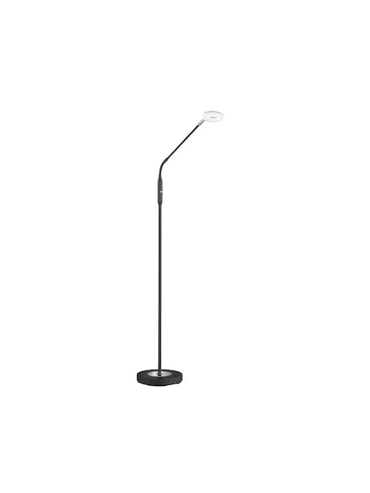 Fischer Honsel Dent LED Floor Lamp H150xW23cm. with Adjustable White Light Black