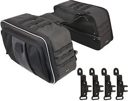 Nelson Rigg Route 1 Motorcycle Saddle Side Bag Set 9.5lt in Black Colour Nelson Rigg Route 1 Motorcycle Saddle Side Bag Set 9.5lt in Black Colour