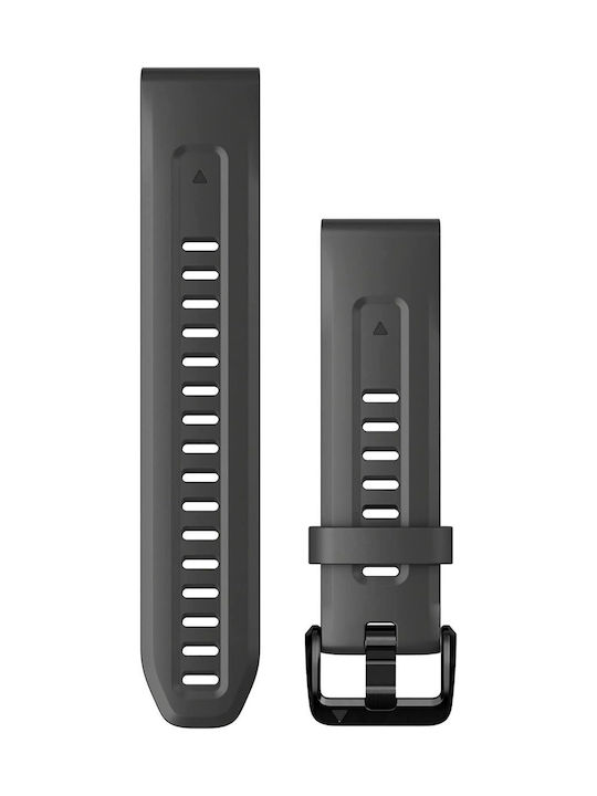 Garmin Quickfit 20 Λουράκι Σιλικόνης Graphite (...